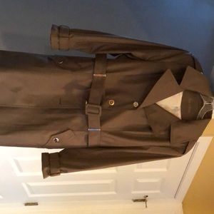 Women’s Calvin Klein brown spring raincoat